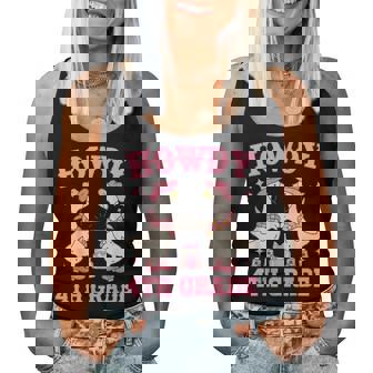 Howdy Fourth Grade Teacher Western Goose Back To School Women Tank Top - Thegiftio