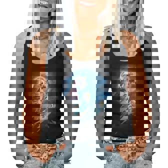 Howling At The Moon シャツ インコシャツ ファニーセキセイインコシャツ レディースタンクトップ - Kawaiitshirt