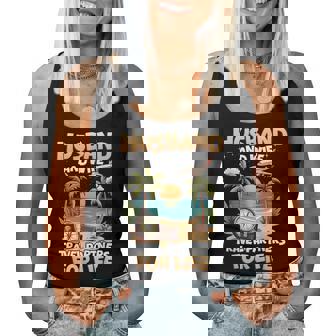 Husband And Wife Travel Partners Beach Matching Couples Women Tank Top - Seseable