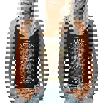 I'll Protect You Kitten Wolf Meme Joke 皮肉な女性 男性 レディースタンクトップ - Kawaiitshirt