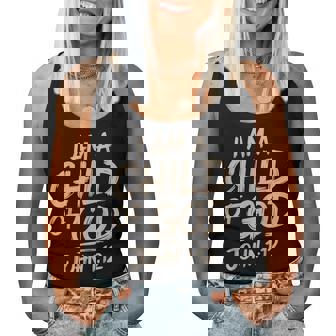 I'm A Child Of God John 1-12 Christian Bible Verse Jesus Women Tank Top - Thegiftio