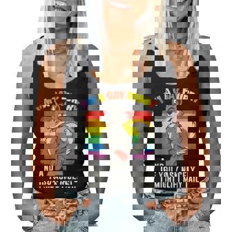 I'm A Gay Furry Pride Month Gay Lgbtq Rainbow Fox Furry Women Tank Top - Monsterry