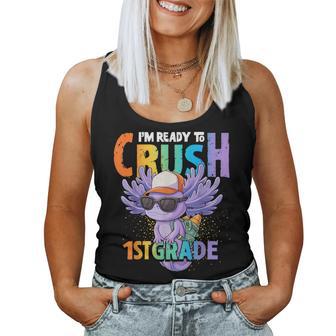 I'm Ready To Crush 1St Grade Axolotl Back To School Boys Women Tank Top - Monsterry