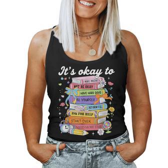 It's Okay To Make Mistakes Be Yourself Mental Health Women Women Tank Top - Thegiftio UK