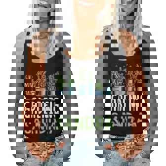 Jardineríaandra Nombre Planta Jardinero Jardín Camiseta sin mangas para mujer - Regaloses