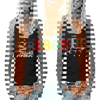 Junenth 2025 African American Junenth 1865 Women Tank Top - Thegiftio