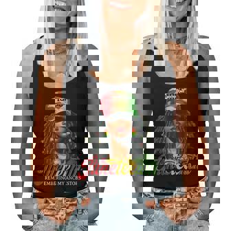 Junenth Loc'd Hair Remebering My Ancestors Women Tank Top | Mazezy