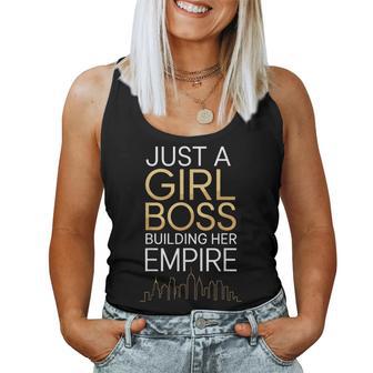 Just A Girl Boss Emprendedora E Inversora Camiseta sin mangas para mujer - Regaloses