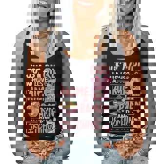 Just A Girl Who Loves Anime Ramen Sketching Japan Kawaii Women Tank Top - Thegiftio