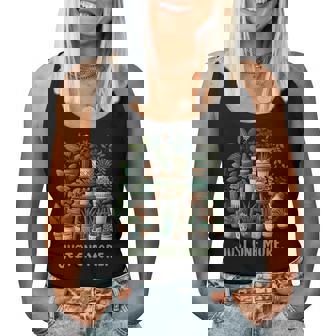 Just One More Plant Lady Indoor Flower Floral Women Tank Top - Monsterry