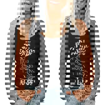 Just Resting My Eyes Sarcastic Relaxing Men Women Tank Top - Thegiftio