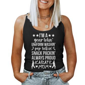 Karate Mom Definition Karate Mother Karate Mama Women Tank Top - Monsterry