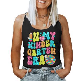 In My Kindergarten Era Groovy Back To School Women Tank Top - Thegiftio UK