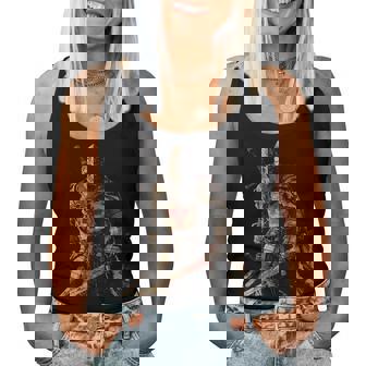 Knight Christian Templar Warrior Of God Crusader Small Black Women Tank Top - Thegiftio