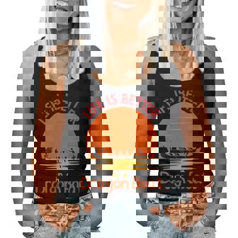 Laida Es Mejor En Un Equipo De Remo Del Festival De Carreras De Botes Dragón Cuello Camiseta sin mangas para mujer - Regaloses