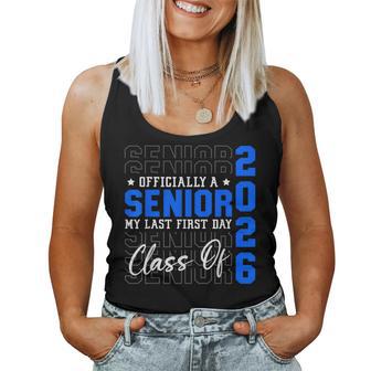 My Last First Day Senior 2026 Class Of 2026 Boys Girls Women Tank Top - Thegiftio UK