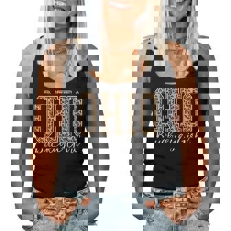 Leopard Print Buckeye Girl Ohio Home Buckeye State Women Tank Top | Seseable CA