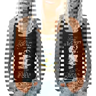 Lesen Ich Bin Kein Bücherwurm Ich Bin Eine Bücher Owl Tank Top Frauen - Seseable