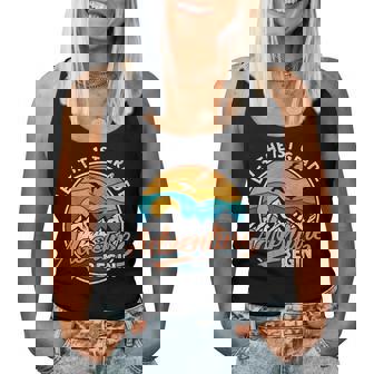 Let The 1St Grade Adventure Begin Back To School First Grade Women Tank Top | Mazezy