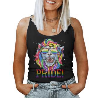 Lgbt Gay Pride Regenbogen Flagge Rainbow Löwe Lgbtq Tank Top Frauen - Geschenkecke