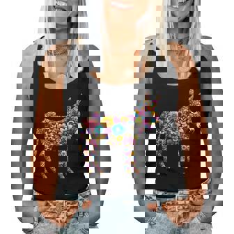 Lindo Burro De Flores Enerano Burro Floral Camiseta sin mangas para mujer - Regaloses