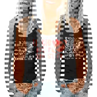 Little Sister Football Sister Football Player's Sister Women Tank Top - Monsterry