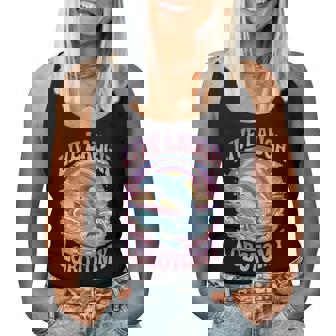 Live Laugh Lobotomy Dolphin Groovy Women Tank Top - Monsterry