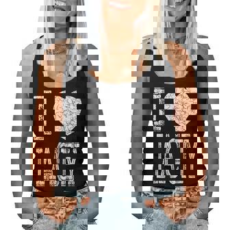 I Love Lacey バレンタイン ガールフレンド 女の子 娘 ハート 妻 レディースタンクトップ - Kawaiitshirt