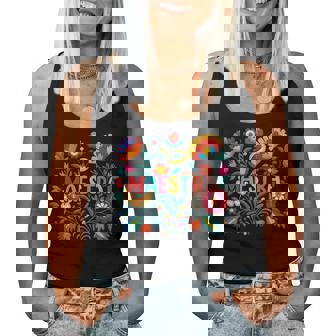 Maestra Flowers Spanish Teacher Cinco De Mayo Women Tank Top | Mazezy