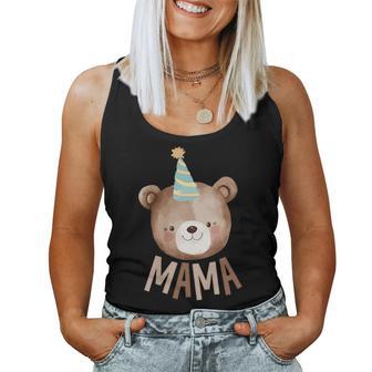 Mama Bear 1St Birthday Beary First Birthday Matching Family Women Tank Top - Monsterry