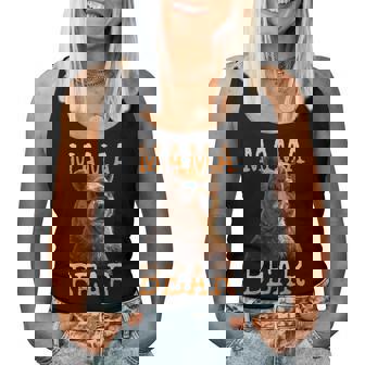 Mama Bearママベア ママベア 母の日 グリズリー ママベア レディースタンクトップ - Kawaiitshirt