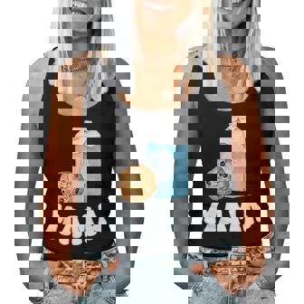 Mama Cookies Milk Sweet One 1St Birthday Family Matching Women Tank Top - Thegiftio