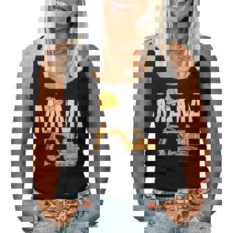 Mama Excavator Construction Family Matching Women Tank Top | Mazezy