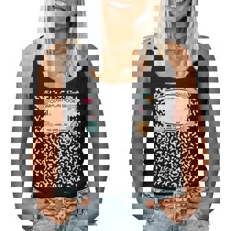 Matching Group Halloween Teacher Composition Book Notebook Women Tank Top - Thegiftio