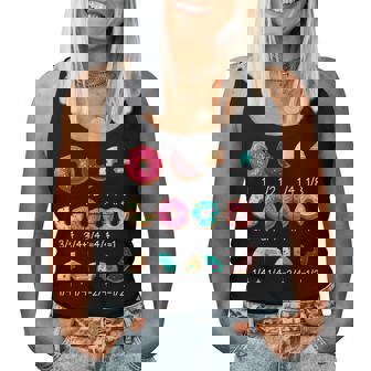 Math Donut Fraction Back To School Teacher Women Tank Top - Thegiftio