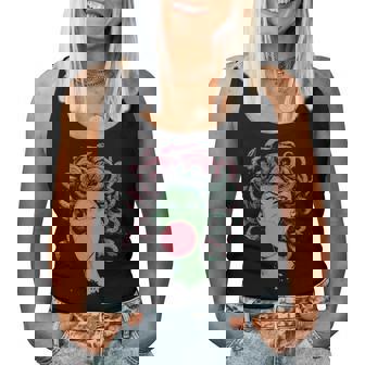 Medusa Bubblegum Mythological Snake Hair Goddess Women Tank Top - Monsterry