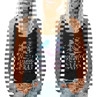 Mermaid Mom Lover Mama Mother's Day Ocean Fantasy Women Tank Top - Seseable