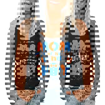 Mom Of The Birthday Boy Matching Family Blippy Women Tank Top | Seseable UK