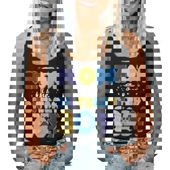 Mom Of The Birthday Boy Matching Family Party Dog Lover Women Tank Top - Thegiftio