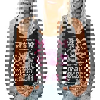 Mom Of The Birthday Cow-Girl Rodeo Cowgirl Bday Women Tank Top - Thegiftio