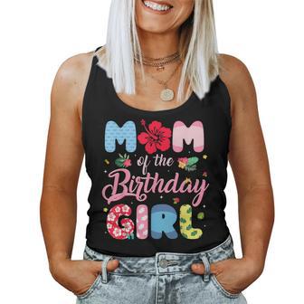 Mom Of The Birthday Girl Family Summer Beach Birthday Party Women Tank Top - Thegiftio UK