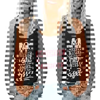 Mom Daughter Granddaughterquad マッチングママ 母の日 レディースタンクトップ - Kawaiitshirt