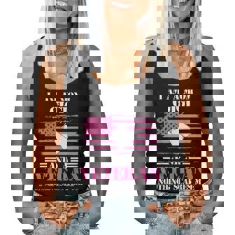 I Am A Mom Gigi And A Veteran Nothing Scares Me Mother's Day Women Tank Top - Monsterry