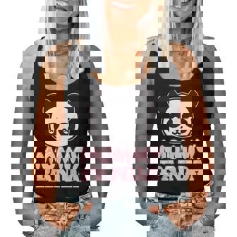 Mom Panda Bear Mother's Day Mommy Panda Women Tank Top - Seseable