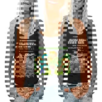 Momcraft Happy Mother's Day Gaming Pixel Style Women Tank Top - Thegiftio