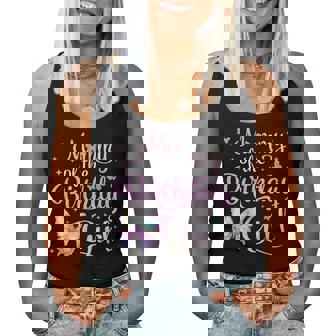 Mommy Of The Birthday Girl Butterfly Party Family Matching Women Tank Top - Thegiftio