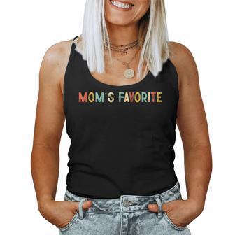 Moms Favorite Retro Mom's Favorite Mother's Day Women Tank Top - Thegiftio UK