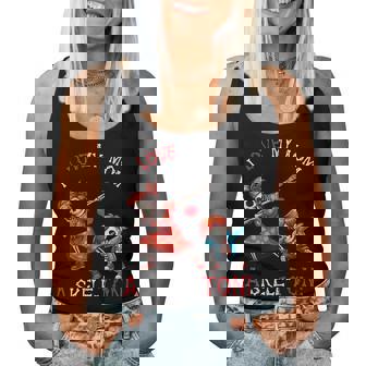 Mother And Son Dabbing Together I Love My Mom A Skeleton Women Tank Top - Monsterry