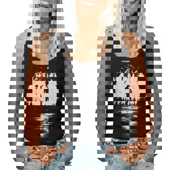 Motif Extraterrestre Amusant Pour Homme Et Montagnes Extraterrestres Débardeur pour femme - Cadeauxyz
