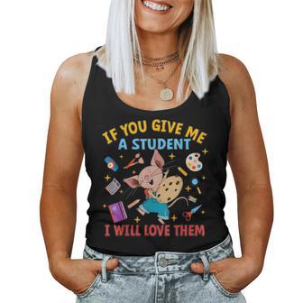 Mouse Teacher If You Give Me A Student I Will Love Them Women Tank Top - Monsterry